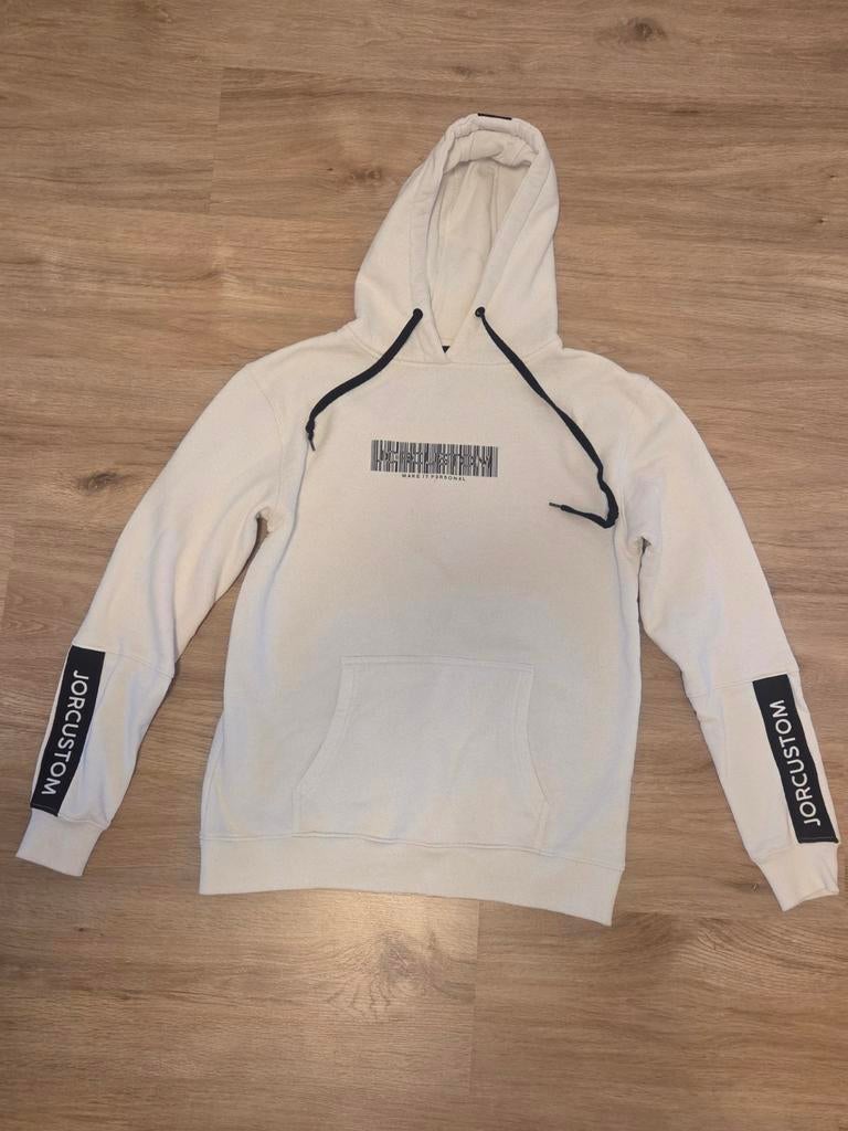 hoodie Jorcustom  maat S, Wit, Ophalen of Verzenden, Zo goed als nieuw, Jorcustom