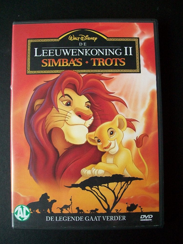 Walt Disney Leeuwenkoning 2 Simba's Trots 1e editie z.g.a.n., Tekenfilm, Eerste persing, Verzenden, Nederlands