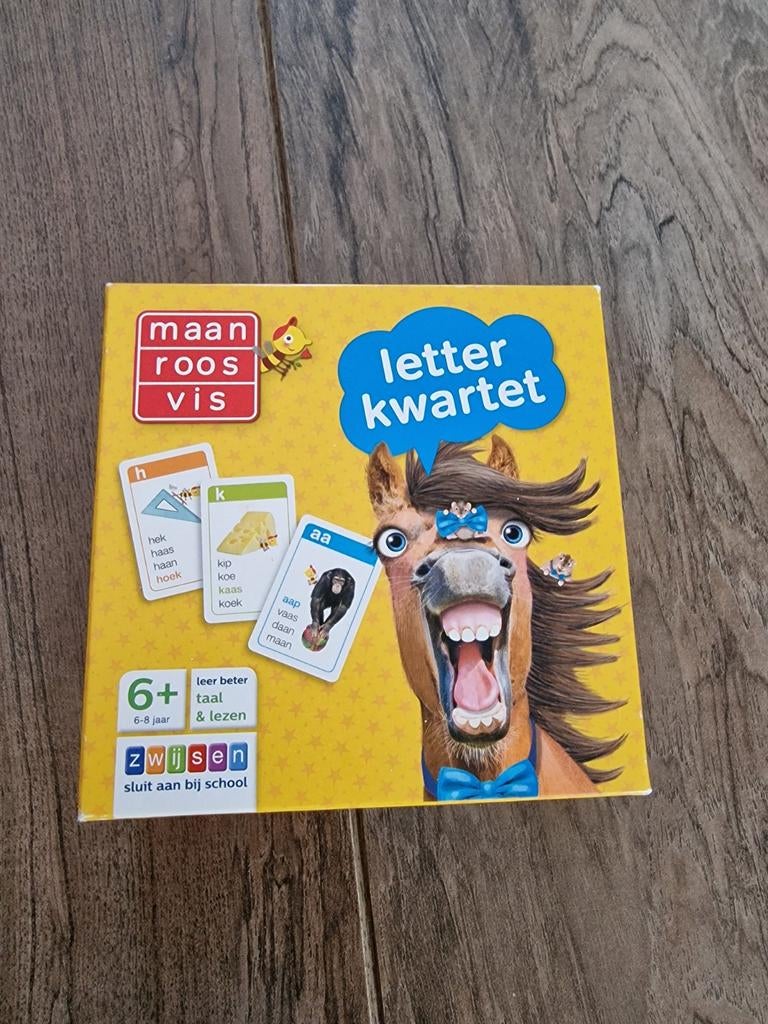 Zwijsen letter kwartet., Kinderen en Baby's, Speelgoed | Educatief en Creatief, Ophalen of Verzenden, Zo goed als nieuw, Taal en Lezen