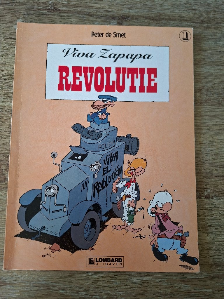Stripboek Viva Zapapa: Revolutie - Peter de Smet, Eén stripboek, Ophalen of Verzenden, Gelezen