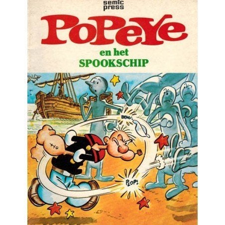 Popeye en het Spookschip. 1978, Eén stripboek, Ophalen of Verzenden, Gelezen