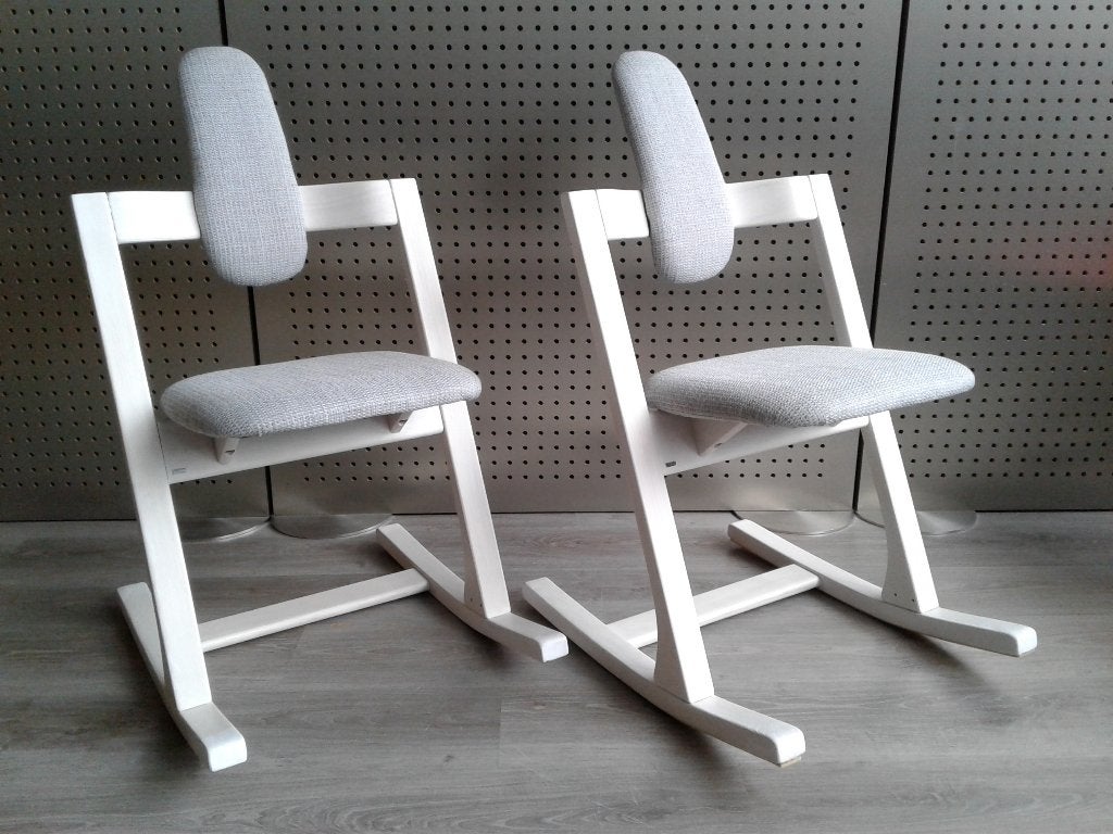 Set van 2x Stokke (Variér) Pendulum (Lichtgrijs), Zeer Mooi!, Huis en Inrichting, Gebruikt, Twee, Ophalen of Verzenden, Variér