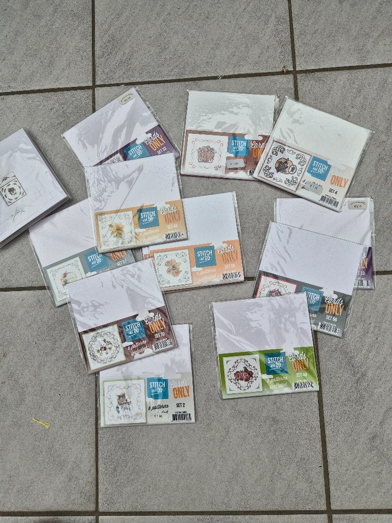 borduurkaarten, Ophalen of Verzenden, Nieuw, Overige thema's, Blanco kaart of Basiskaart