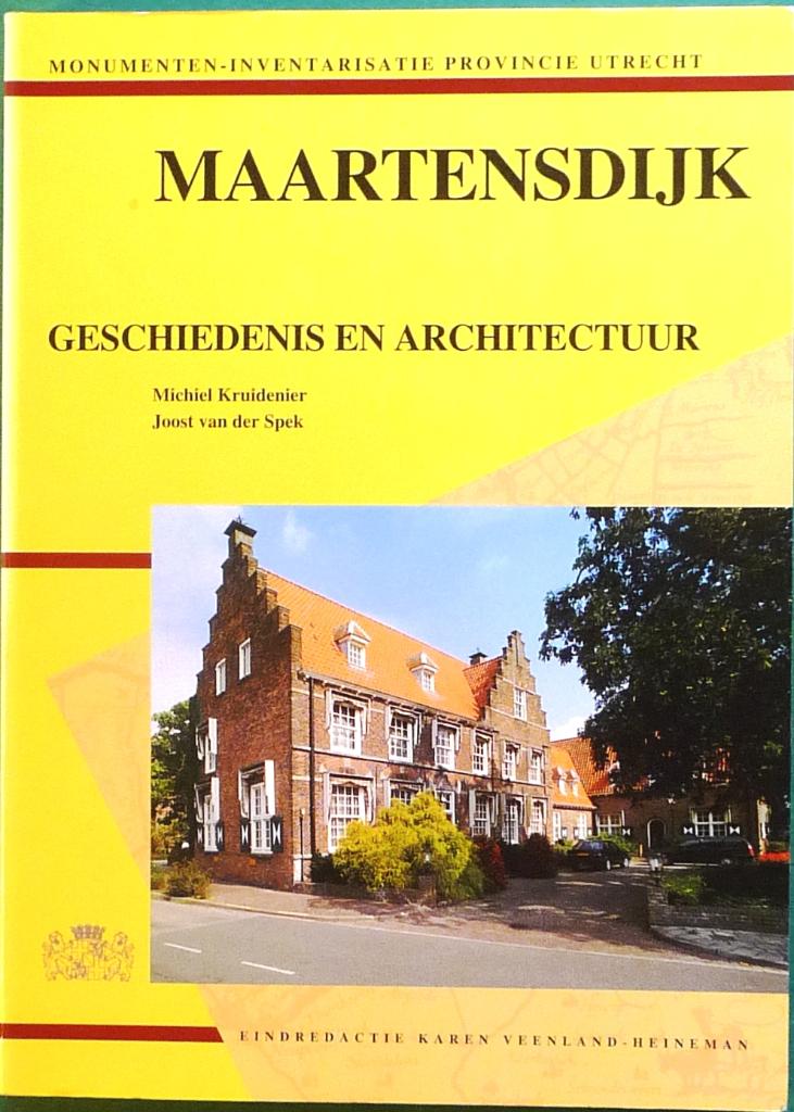 Maartensdijk Geschiedenis en Architectuur; Schr Kruidenier, Ophalen of Verzenden, Zo goed als nieuw