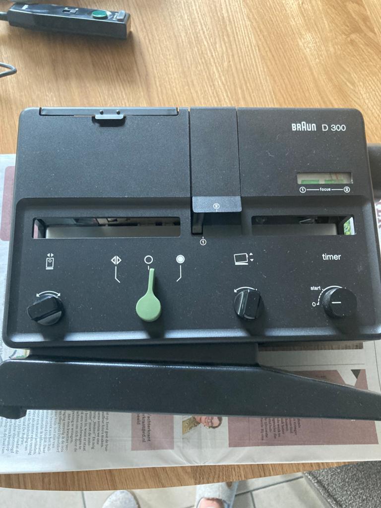 Diaprojector  Braun D300, Ophalen, Gebruikt