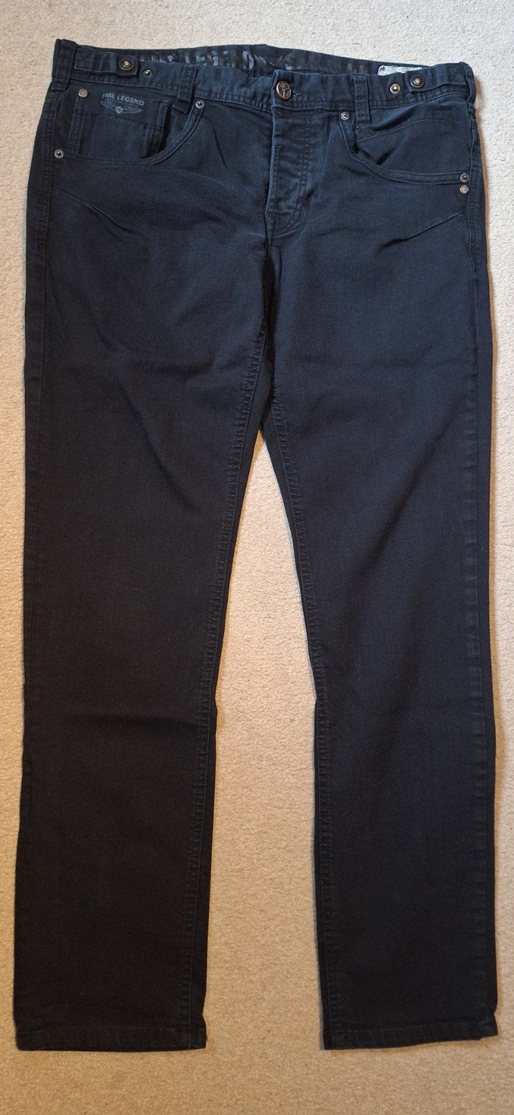 Spijkerbroek jeans PME Legend Maat 36-34 Skyhawk, Kleding | Heren, Ophalen of Verzenden, Gedragen, Zwart, W36 - W38 (confectie 52/54)