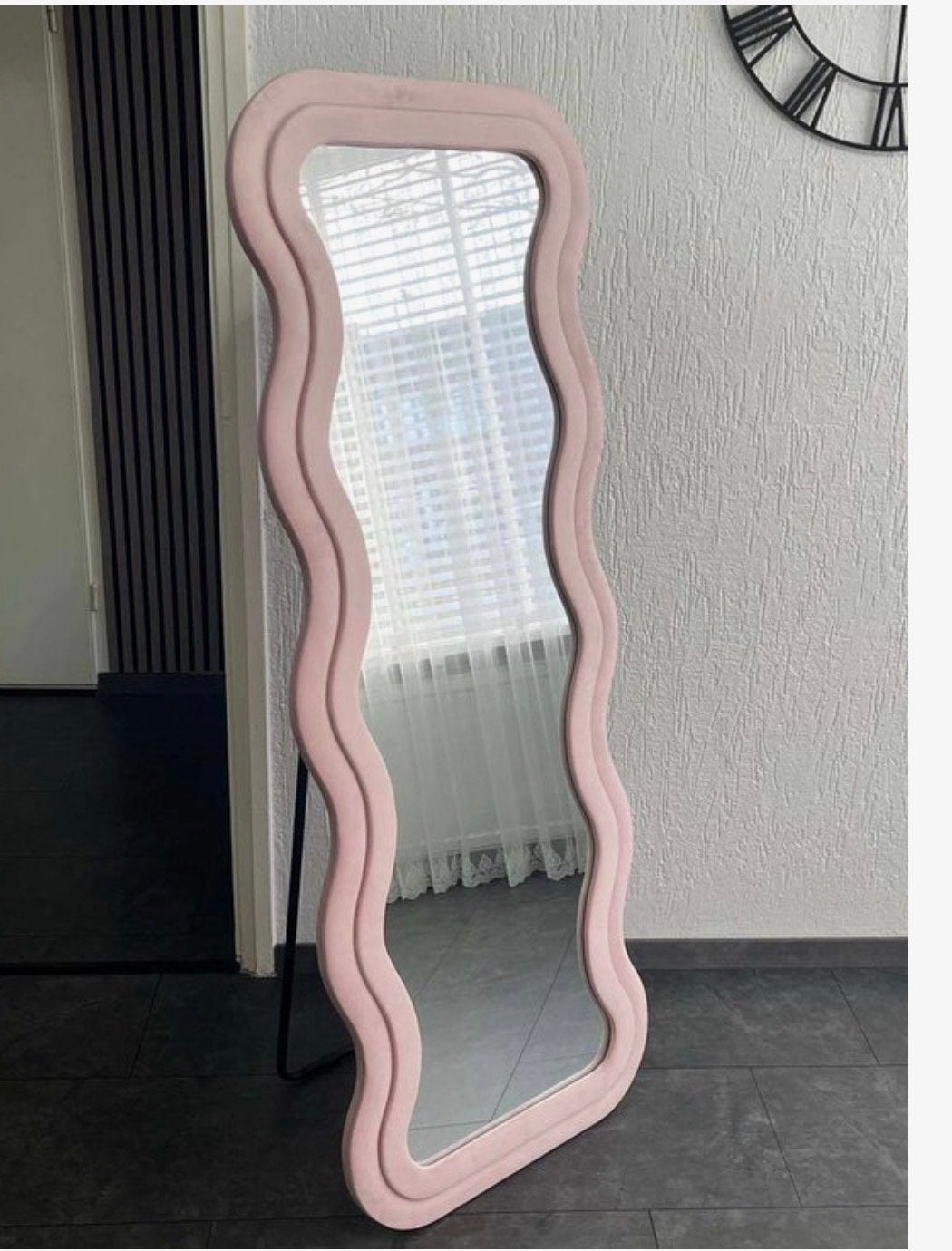 Roze Golvende Passpiegel - Faillissementsverkoop!, 7021br, Nieuw, Ophalen of Verzenden, Sera@live.nl