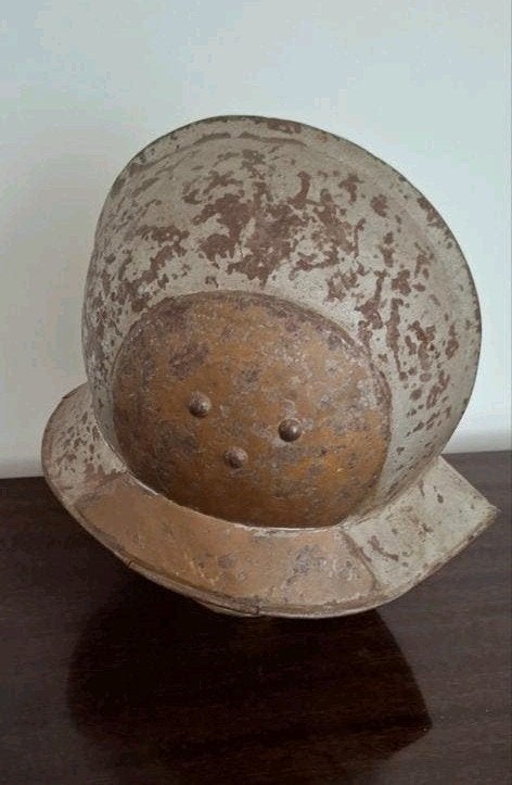 Spaanse Morion- of Cabasset-helm, replica metaal, Verzamelen, Militaria | Algemeen, Ophalen of Verzenden, Landmacht, Nederland
