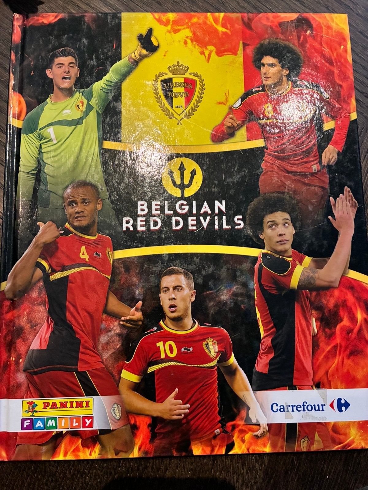 Panini - Belgian Red Devils -2014 Brasil, Ophalen of Verzenden