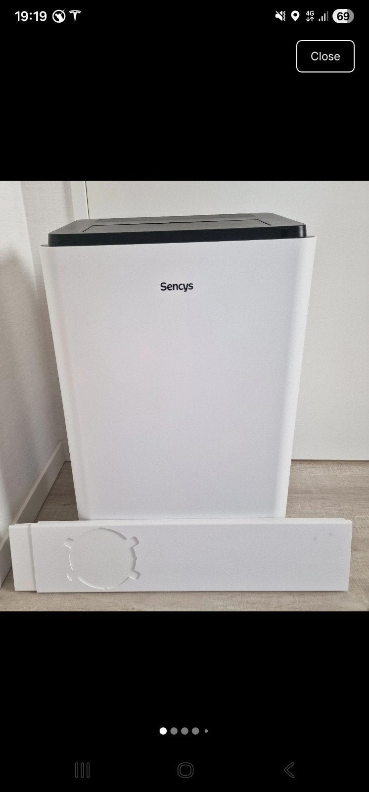 Sencys mobile air conditioner 13,307 BTU – incl. hose & wind, Ophalen of Verzenden, Minder dan 60 cm, 160 cm of meer