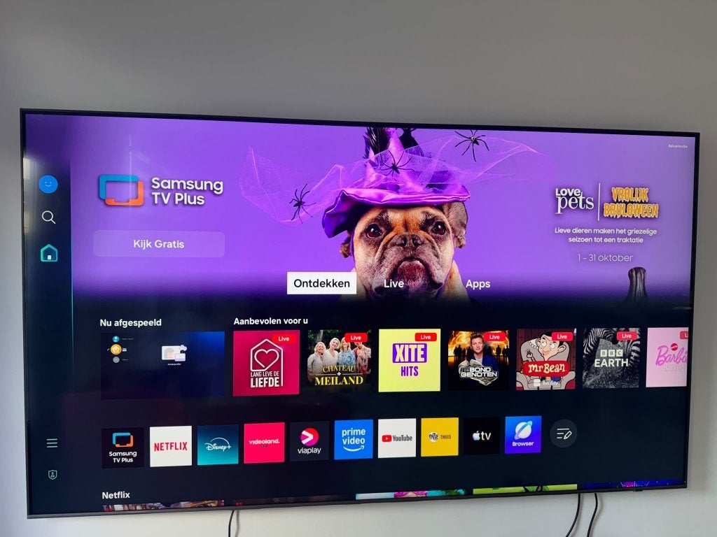 Samsung QLED 85Q70B, Ophalen, QLED, 120 Hz, Zo goed als nieuw
