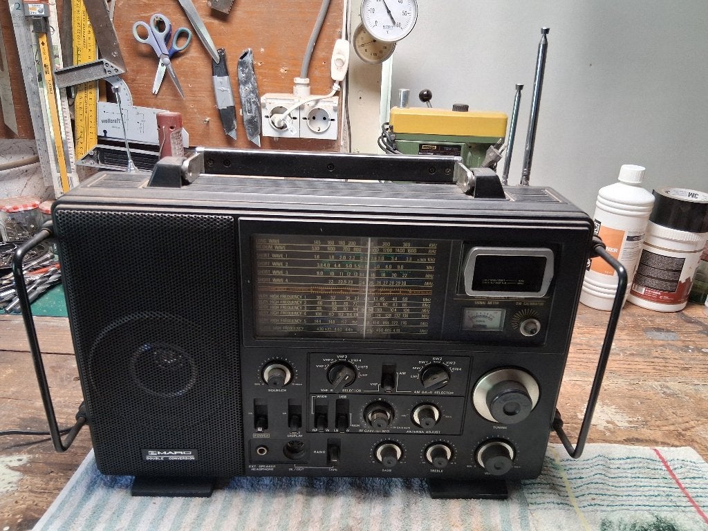 een ECHTE wereld ontvanger  MARC double conversion, Telecommunicatie, Zenders en Ontvangers, Ophalen, Gebruikt, Ontvanger