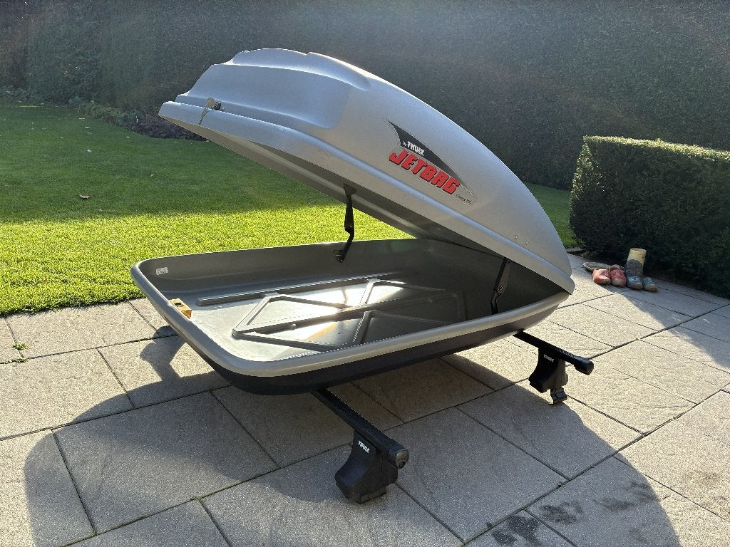 Dakkoffer Thule Jetbag Liberty 100, incl dakdragers., Auto diversen, Ophalen, Zo goed als nieuw