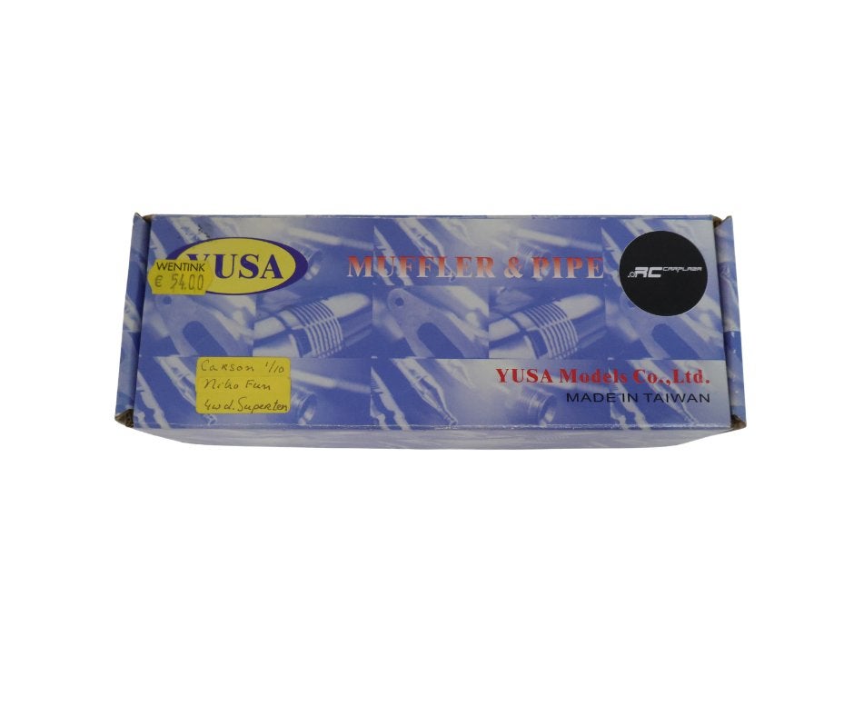 Carson 4WD Super Ten Muffle & Pipe YUSA Models nieuw rc, Ophalen of Verzenden, Nieuw, Overige schalen, Onderdeel