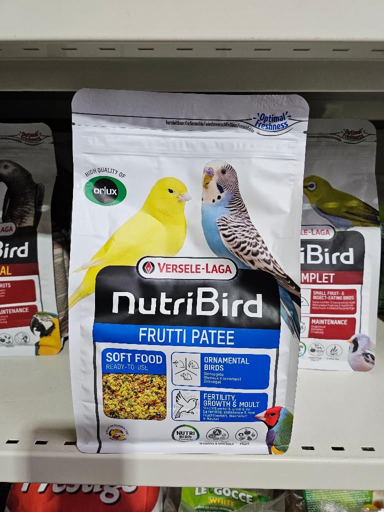 Nutribird Frutti Patee 1kg ( met ritssluiting ), Dieren en Toebehoren, Ophalen, Nieuw, Eten en Drinken