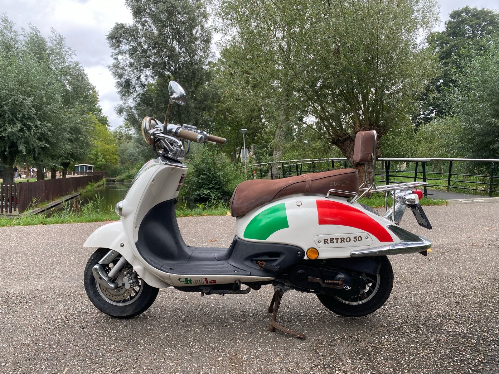 Retro 50 Scooter - Italiaanse stijl, Ophalen, Gebruikt, Overige modellen, Benzine