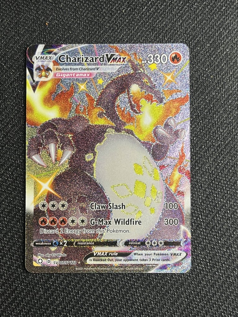 Charizard VMAX (SHF SV107), Ophalen of Verzenden, Nieuw, Losse kaart, Foil
