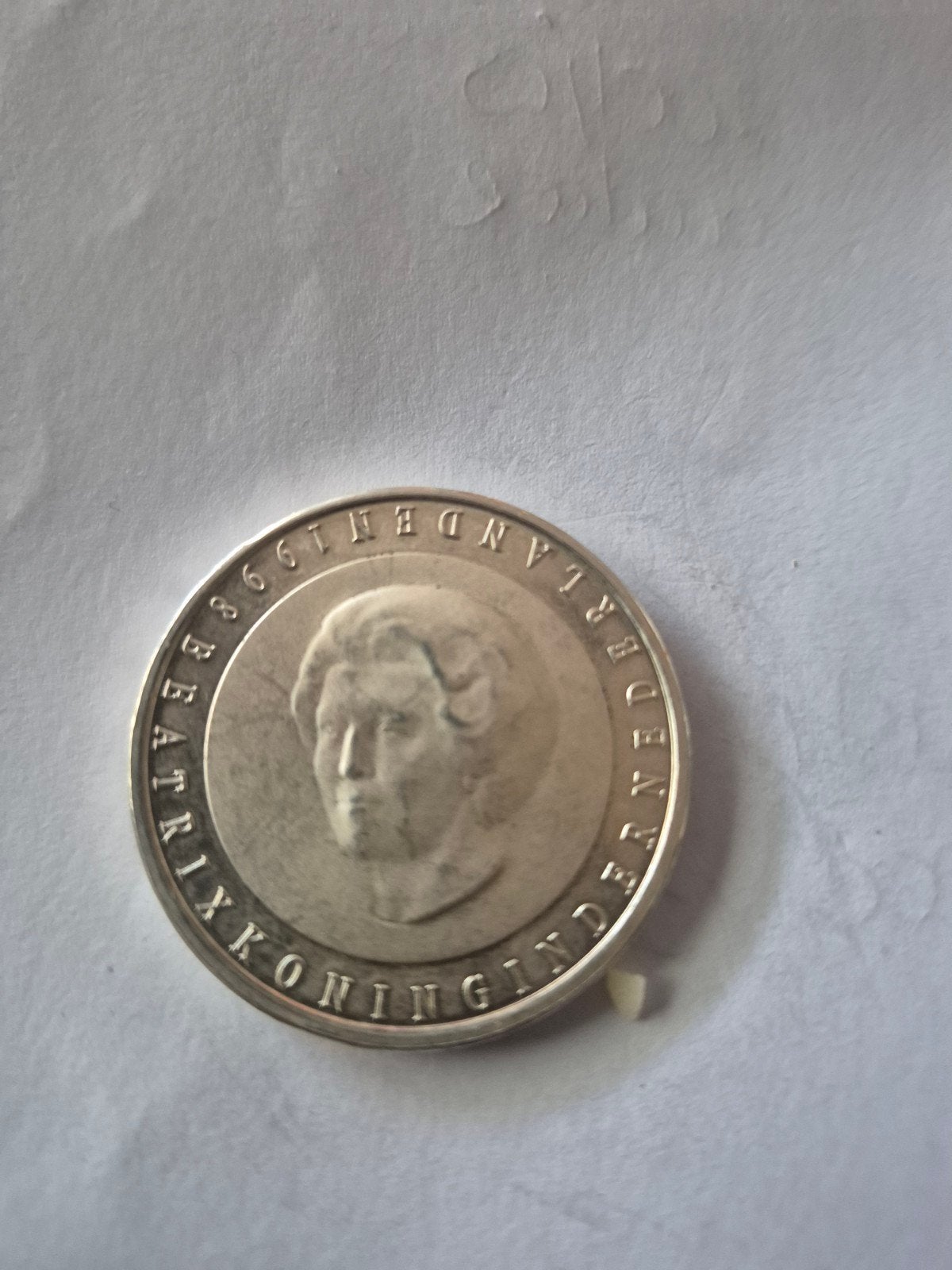 Zilveren 50 Gulden Munt Koningin Beatrix 1996, Koningin Beatrix, Zilver, Ophalen of Verzenden, Losse munt