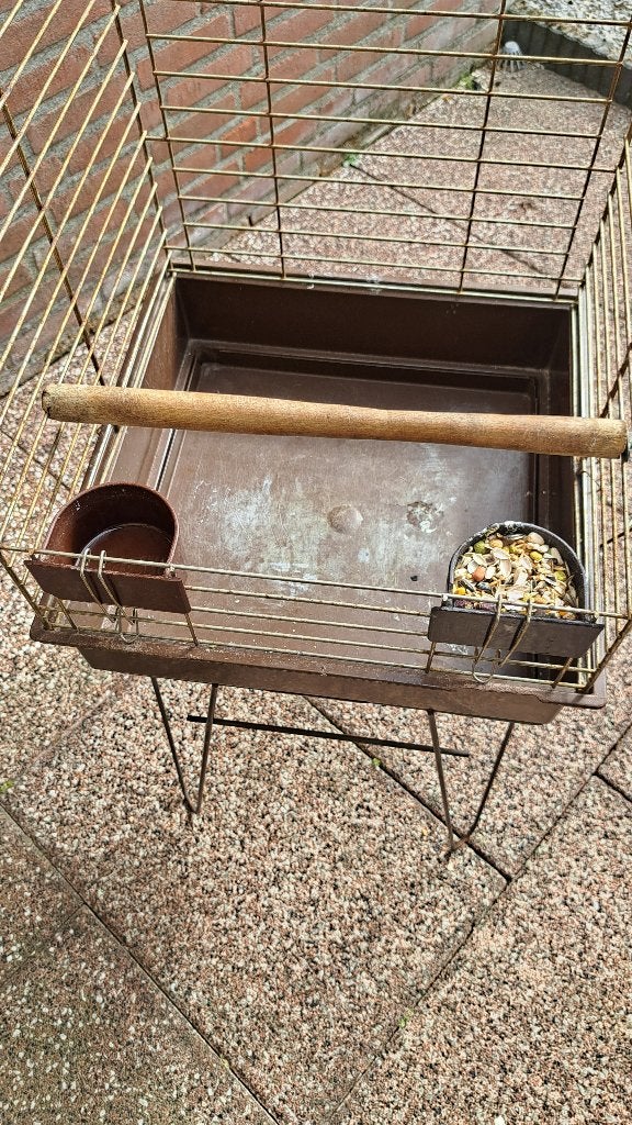 Vogelkooi, Dieren en Toebehoren, Ophalen, Gebruikt, Metaal, Vogelkooi