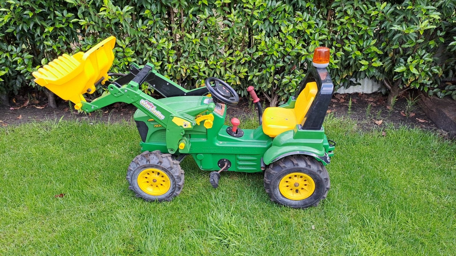Rolly Toys John Deere traptractor met voorlader, Ophalen of Verzenden, Zo goed als nieuw, Trapvoertuig