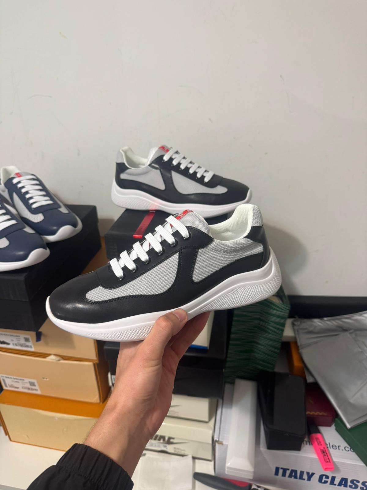Prada America’s Cup zwart, Ophalen of Verzenden, Nieuw, Zwart