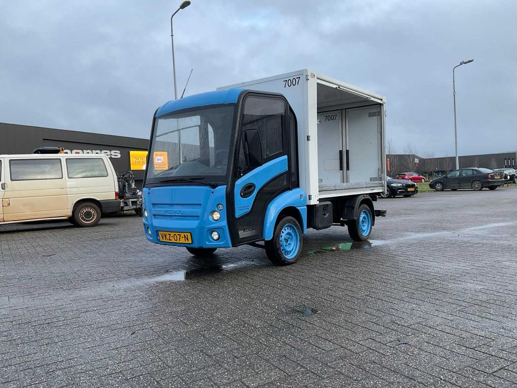 Addax motors - 2021 - Elektrische personenauto, Auto's, Overige Auto's, Gebruikt, Overige carrosserieën, Blauw, Origineel Nederlands