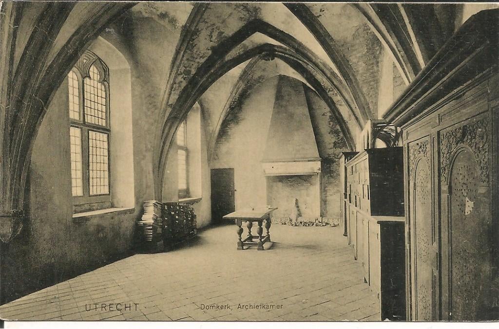 Utrecht Domkerk Archiefkamer., Ophalen of Verzenden, Voor 1920, Ongelopen, Utrecht