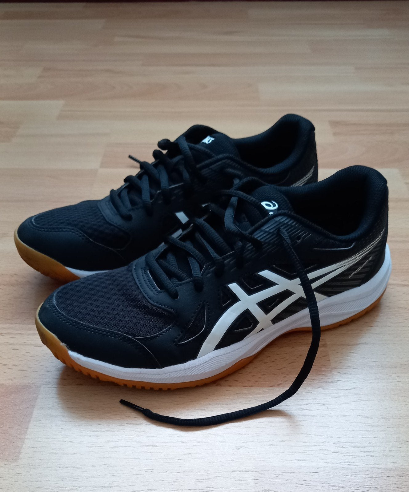 ASICS Sportschoenen, maat 39,5, Ophalen, Zo goed als nieuw, Zwart, Sportschoenen