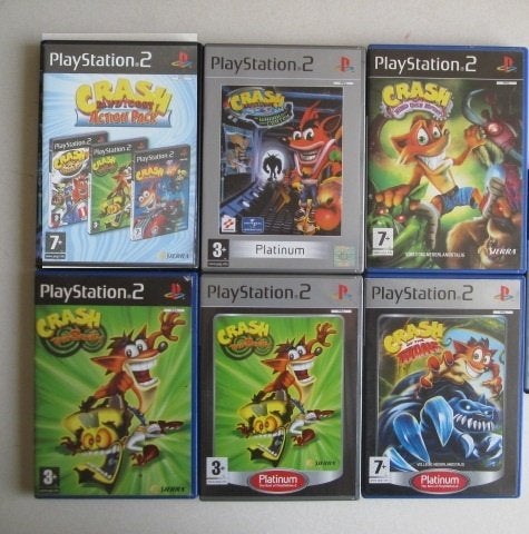 Crash Bandicoot PS2 Playstation 2, 1 speler, Ophalen of Verzenden, Zo goed als nieuw, Vanaf 3 jaar