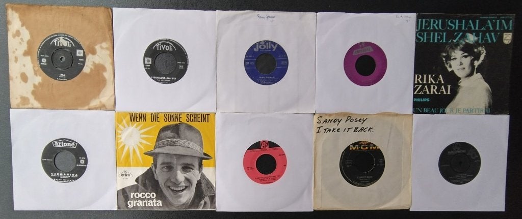 Set 7: 10 singles jaren 60, Gebruikt, Originele persing, 7 inch, Ophalen of Verzenden