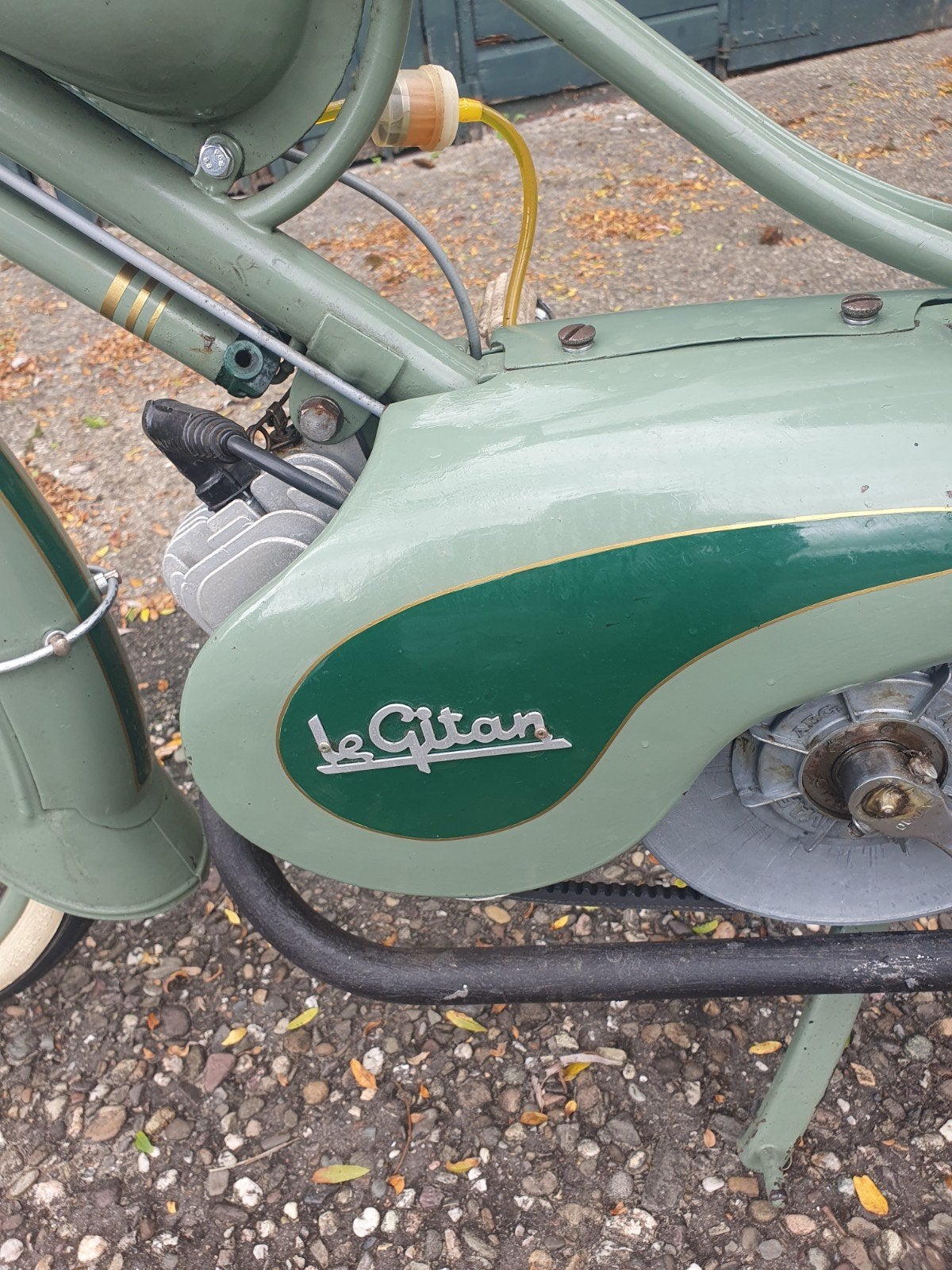 gerestaureerd bromm er uit 1954 in mooie, Maximaal 45 km/u, Ophalen of Verzenden, 1 versnellingen, 48 cc
