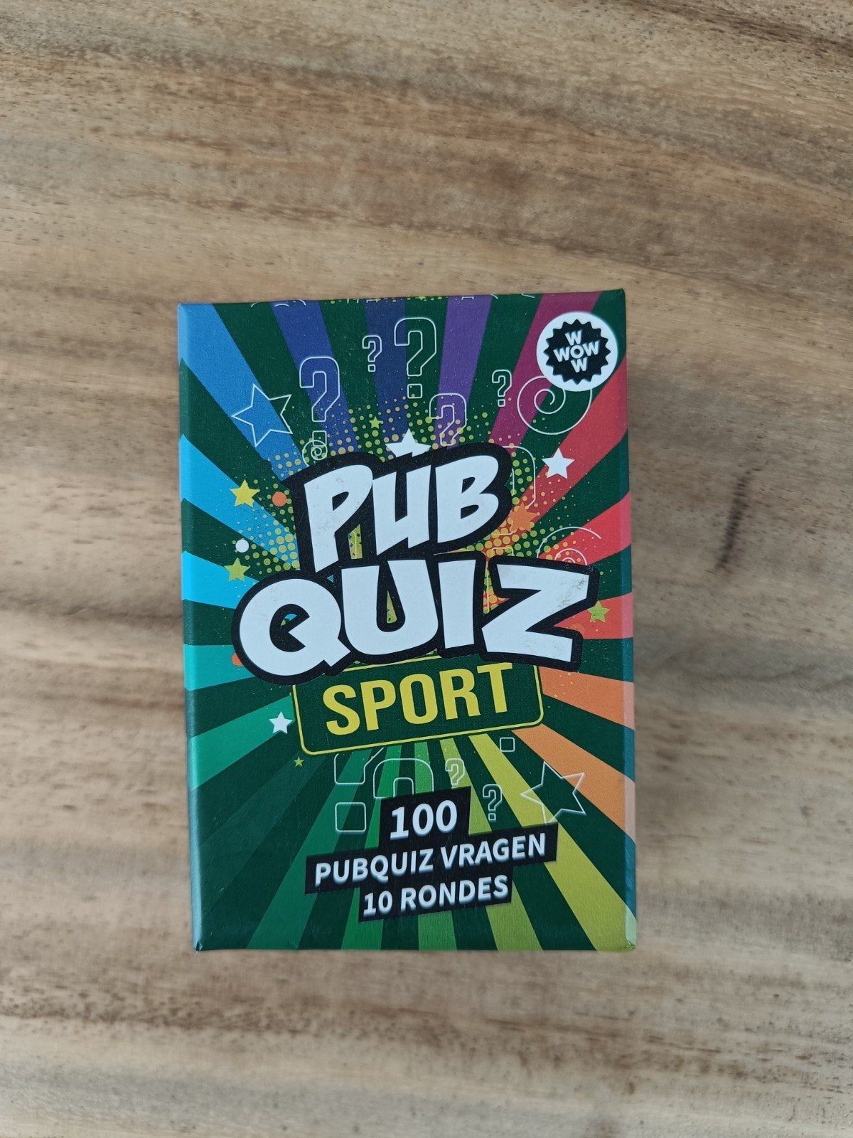 Pub Quiz Sport - 100 vragen, 10 rondes, Vijf spelers of meer, Ophalen of Verzenden, Zo goed als nieuw, WOW WOW