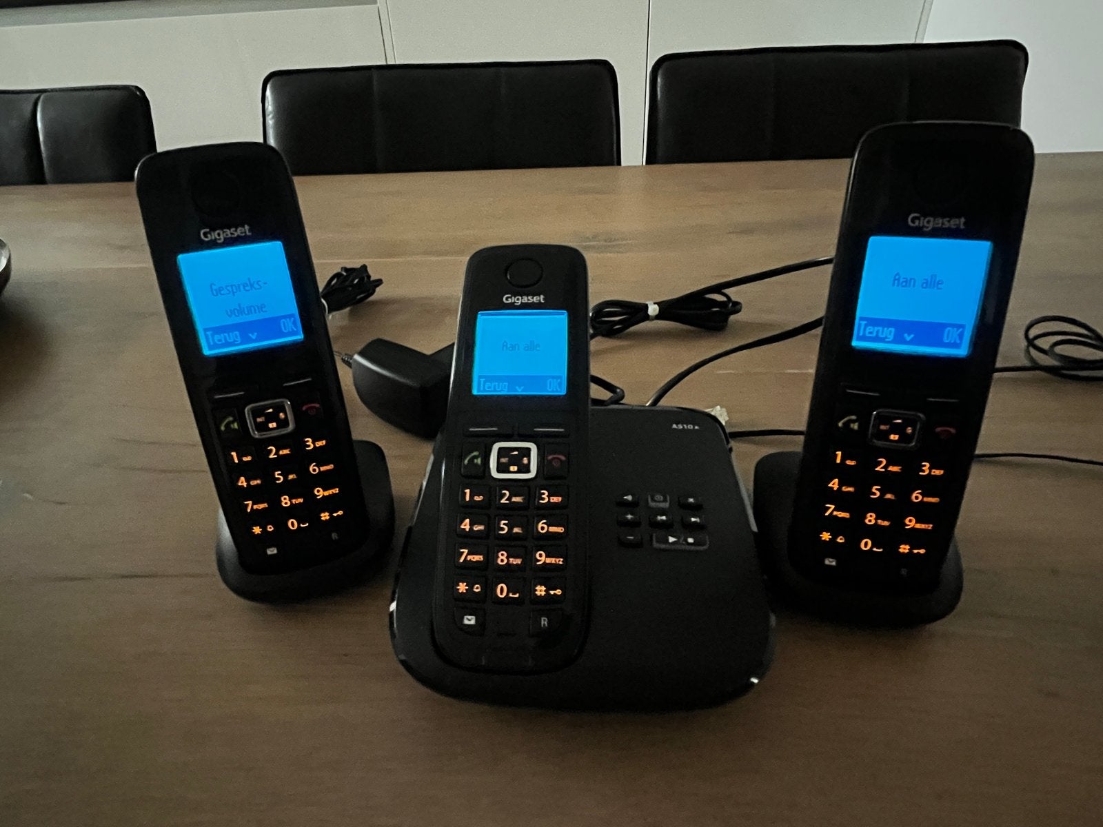 Siemens Gigaset A510 DECT telefoonset met 3 handsets, Ophalen, Gebruikt, 3 handsets