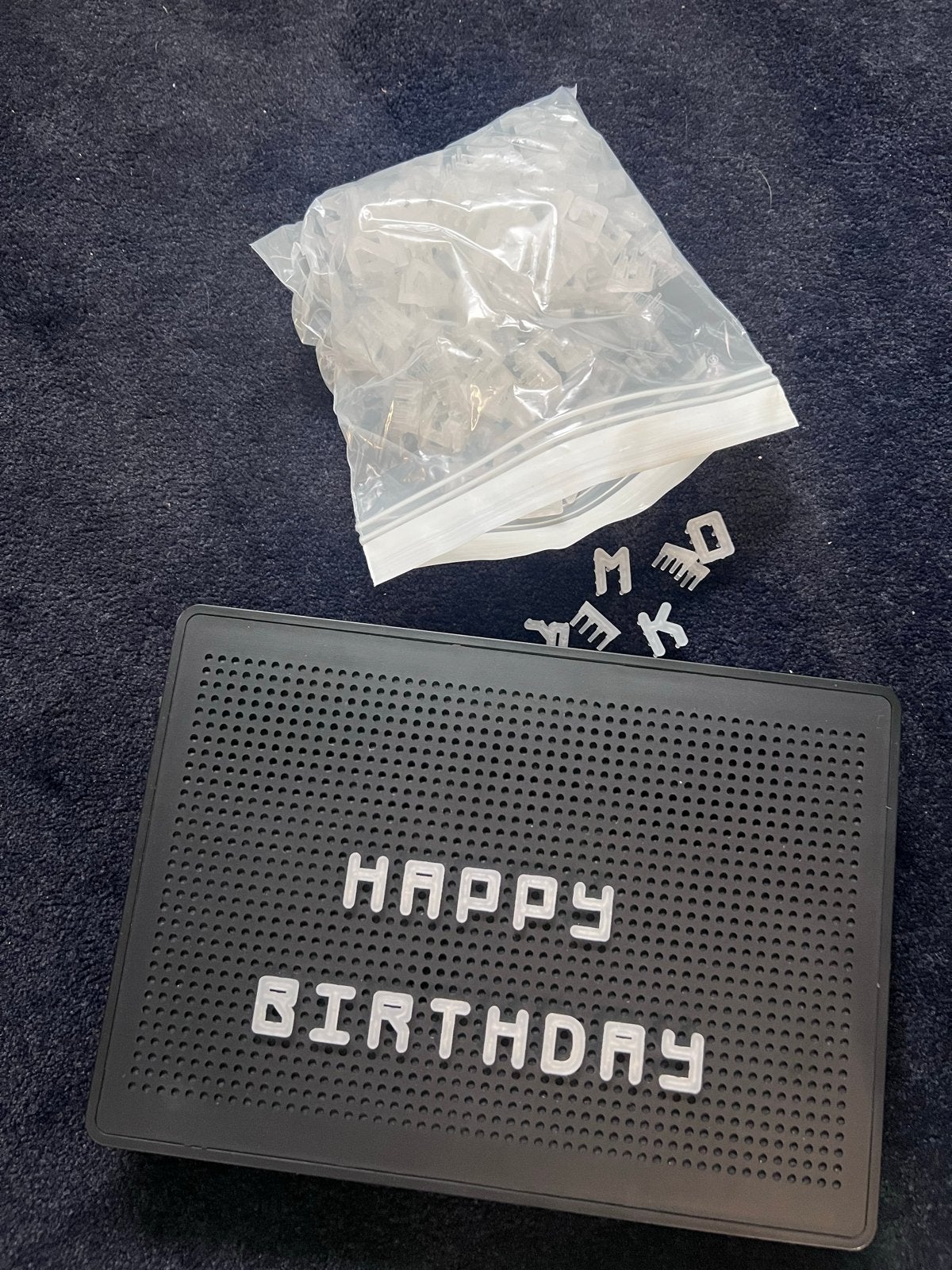 LED Lichtbak met letters - Happy Birthday, Kunststof, Ophalen of Verzenden, Modern, Gebruikt