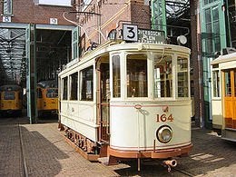 LGB schaal:HTM oldtimer TRAM-STEL lijn 5 motorwagen 151+350, Gebruikt, Ophalen of Verzenden, LGB, Analoog