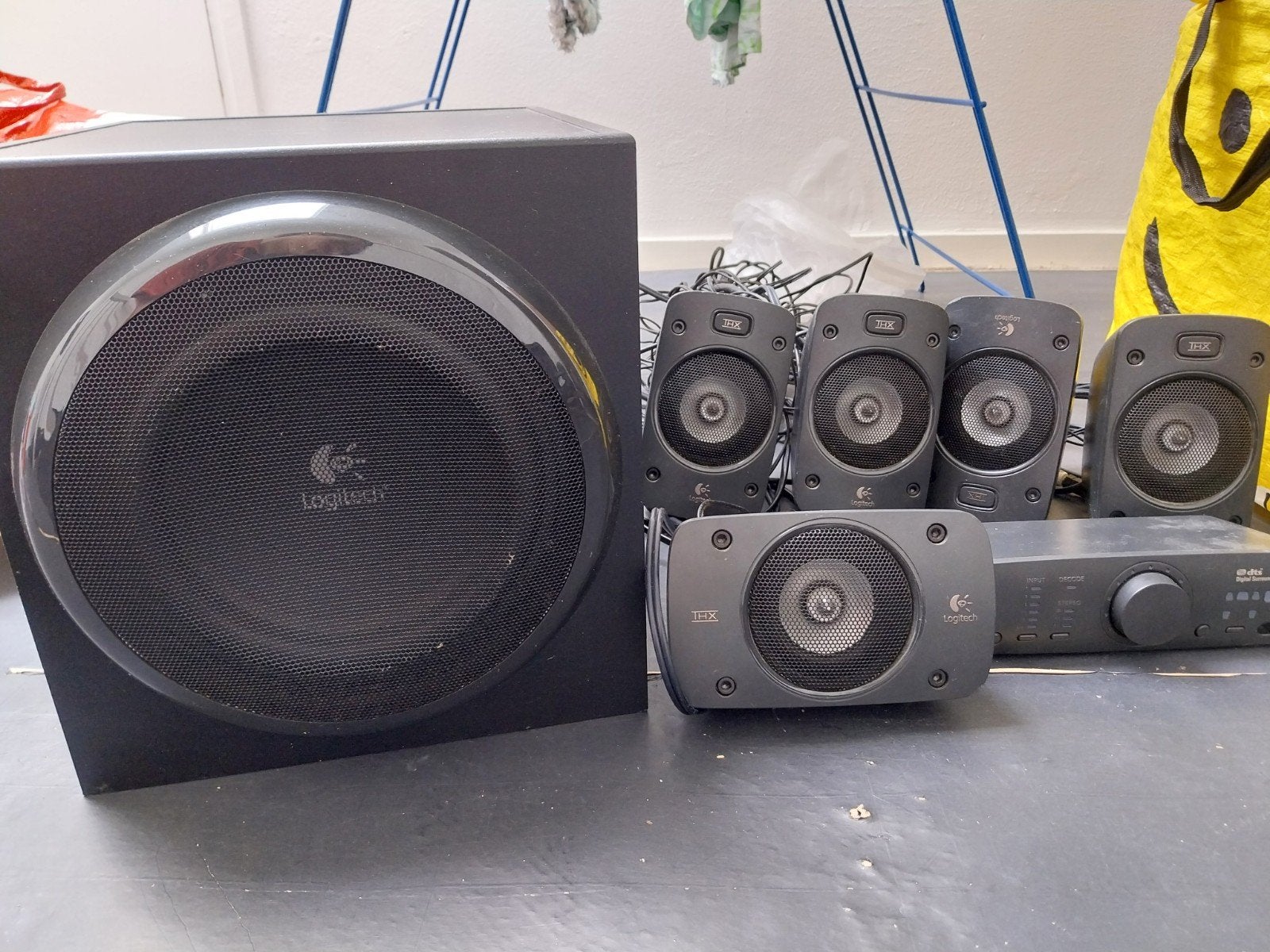 Logitech sound speakers Z906  Surround Sound Systeem, Ophalen of Verzenden, Gebruikt, Speakers, Overige merken