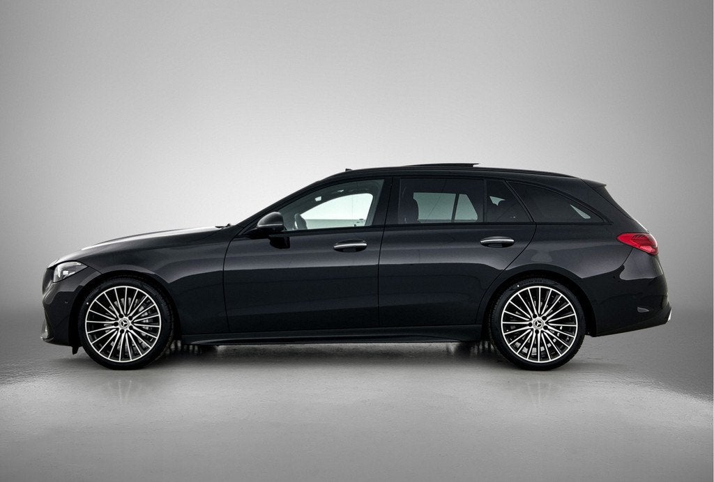Mercedes-Benz C-Klasse Estate 180 Business Solution AMG | Co, Auto's, Mercedes-Benz, Automaat, Achterwielaandrijving, Zwart, 4 cilinders
