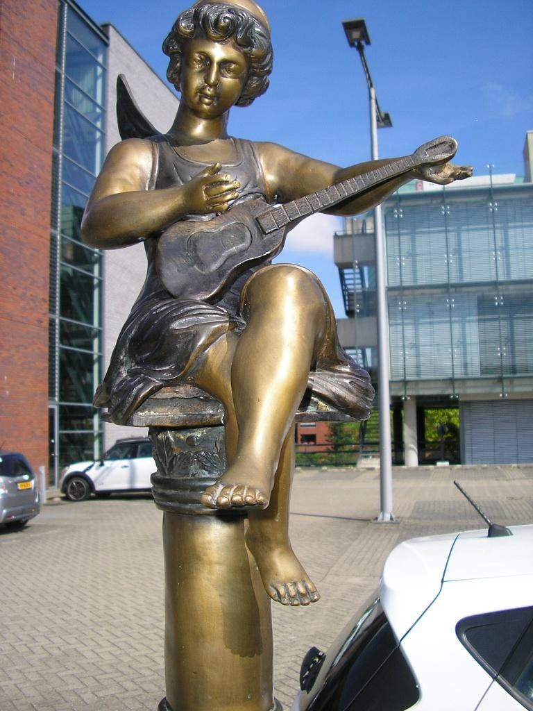 GROOT BRONZEN BEELD XXL   60 CM   7 KILO, Antiek en Kunst, Ophalen, Brons