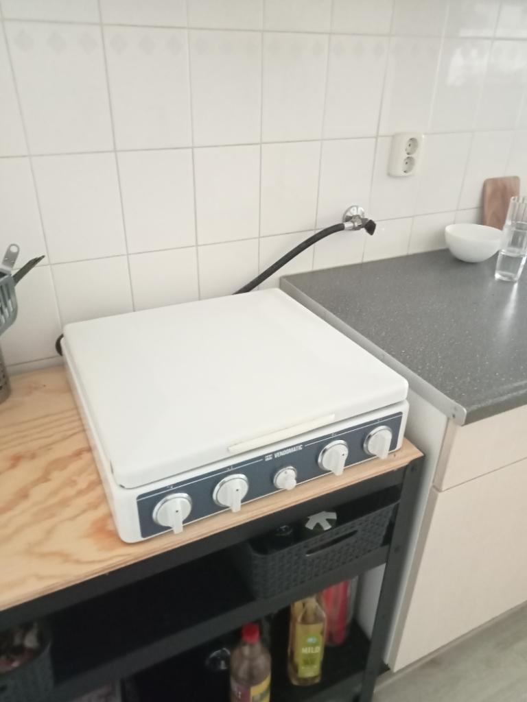 Gasfornuis, Witgoed en Apparatuur, Ophalen, Gebruikt, 4 kookzones, Gas