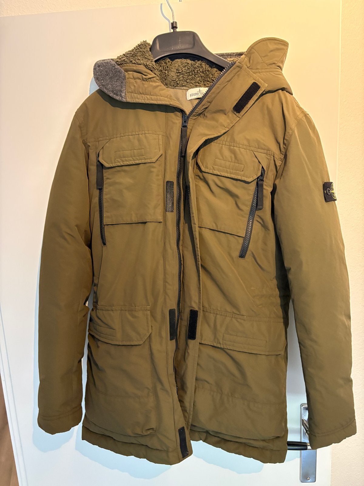 Stone Island Junior Winterjas - Maat 154 (14 jaar), Ophalen of Verzenden, Zo goed als nieuw, Jongen