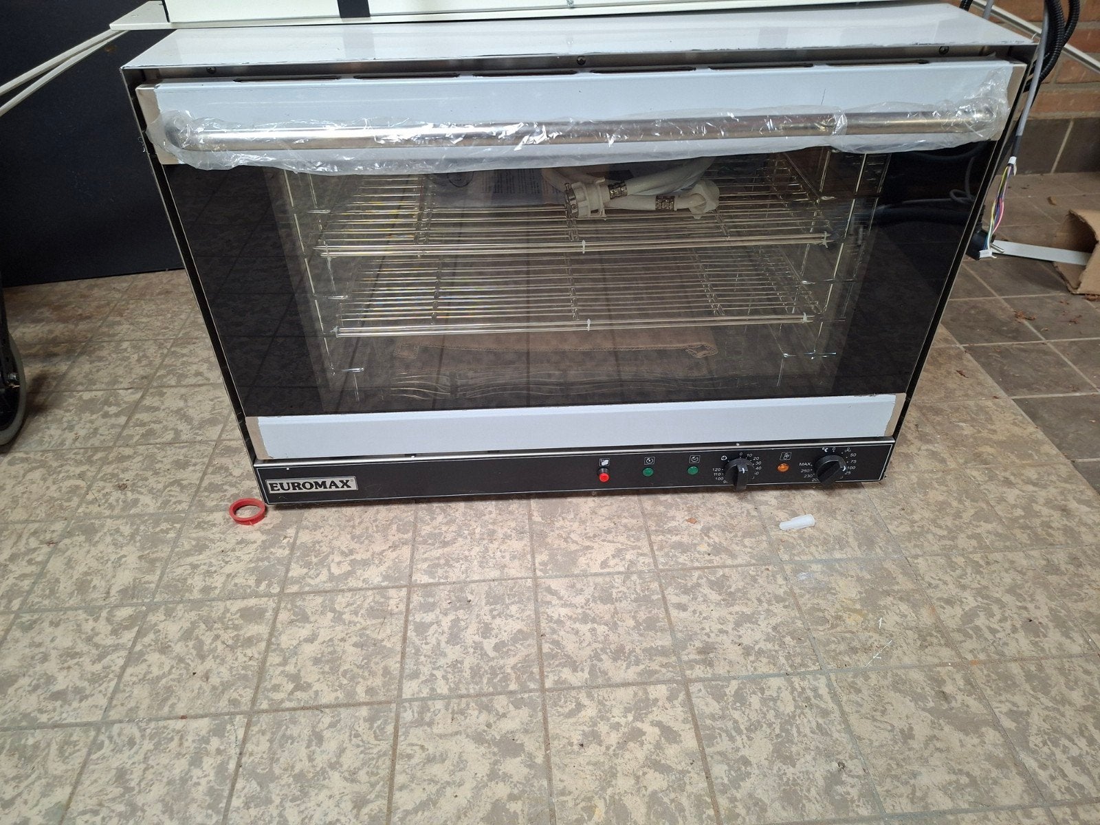 Euromax Horeca-oven RVS -  nieuw, Witgoed en Apparatuur, Ophalen, Overige merken, 60 cm of meer, Nieuw