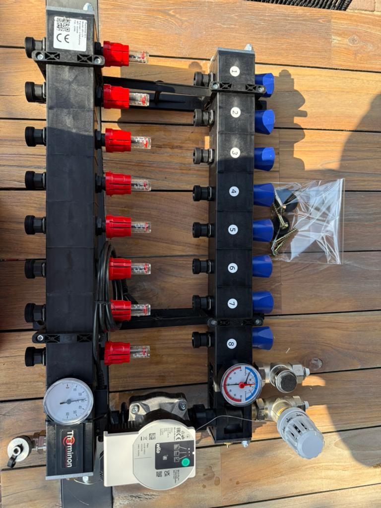 Therminon Flex Line LTV vloerverwarming verdeler 8-groeps, Ophalen, Minder dan 30 cm, Overige typen, Nieuw