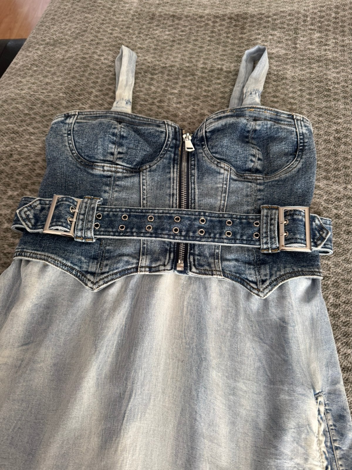 Jeans zomer jurk, Maat 38/40 (M), Blauw, Ophalen of Verzenden, Zo goed als nieuw