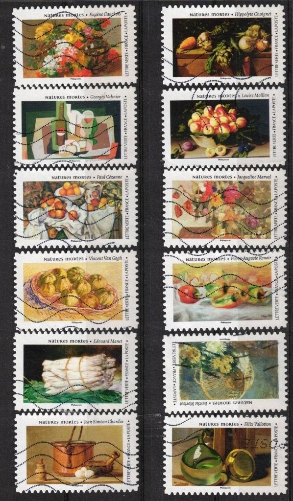 Frankrijk, serie "stil leven" 2023-62, Verzenden, Gestempeld