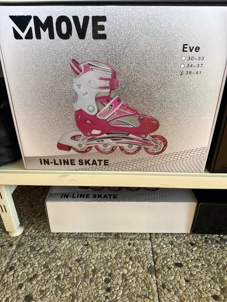 Nieuwe Move Eve Inline Skates - Maat 38-41, Overige merken, Verstelbaar, Kinderen, Nieuw