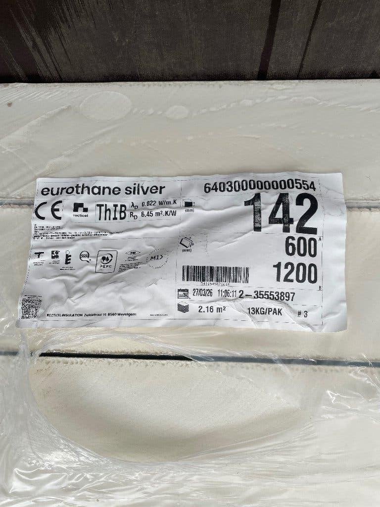 Recticel Eurothane Silver Isolatieplaten - Nieuw, Ophalen, Dakisolatie, 12 cm of meer, Nieuw