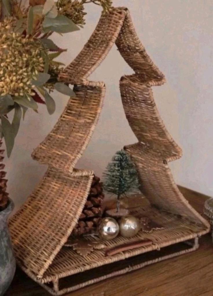 Riviera maison rattan kerstboom christmas tree, Ophalen