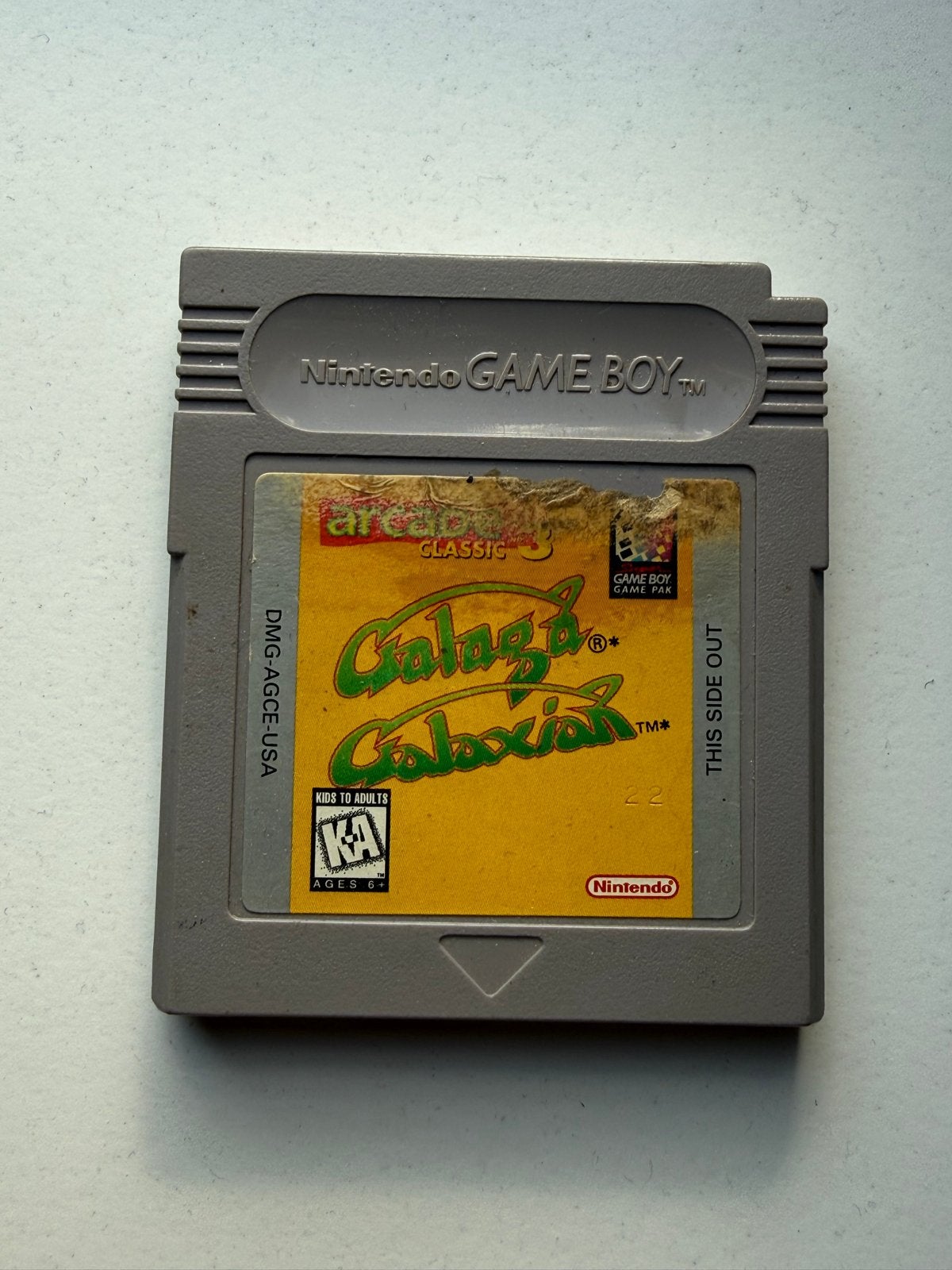 Galaga & Galaxian Game Boy Classic - Retro Gaming Plezier, Spelcomputers en Games, Gebruikt, Shooter, 1 speler, Ophalen of Verzenden