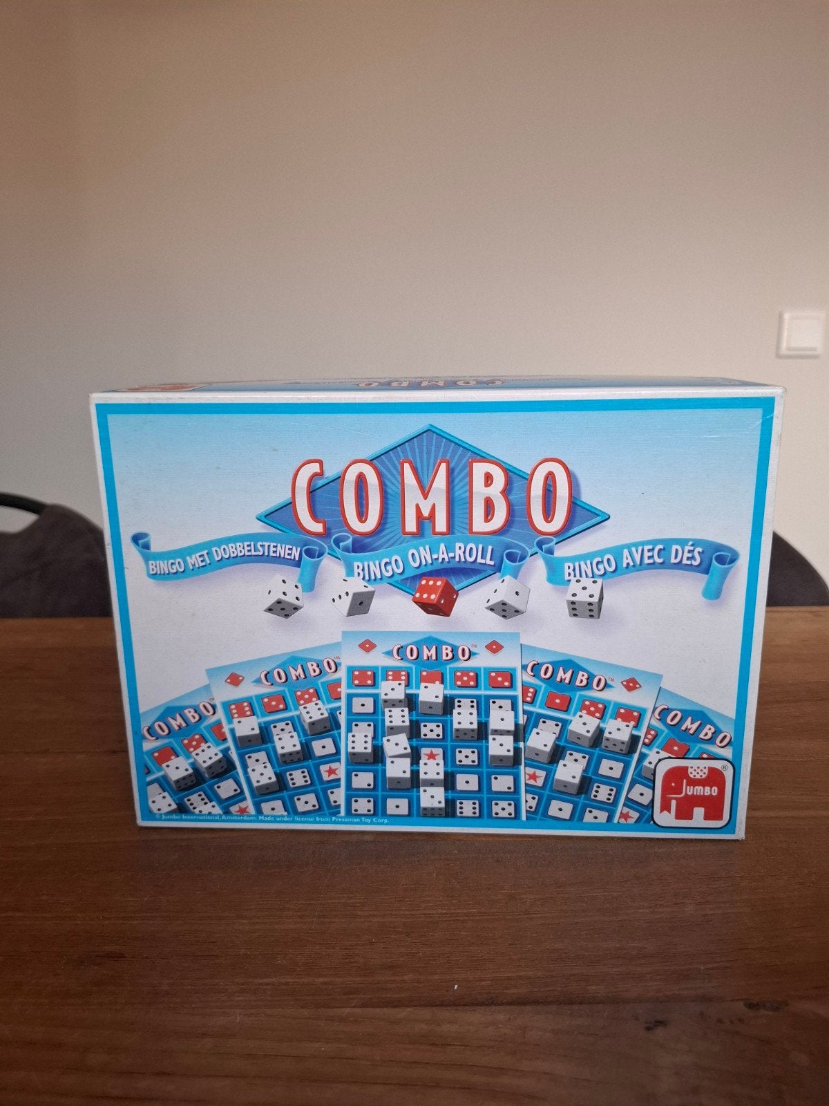 Jumbo Combo Bingo met Dobbelstenen Gezelschapsspel, Vijf spelers of meer, Ophalen of Verzenden, Zo goed als nieuw, Jumbo