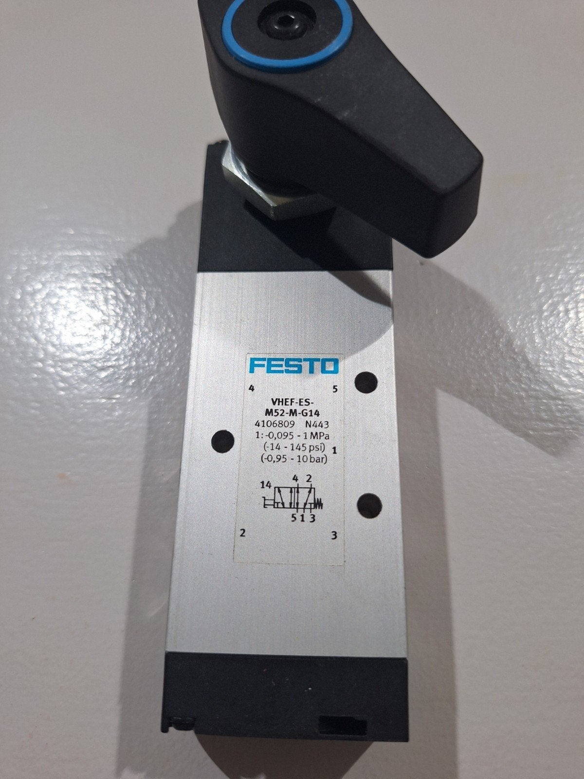 Festo VHEF-ES-M52-M-G14 Handbediend Ventiel, Ophalen of Verzenden